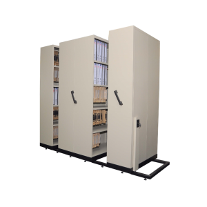 S117A Mobile Compactor With Dual Purpose Shelves 4,6,8,10,12Bay Steel Compactor