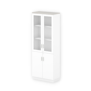 SC-HG21 Swinging Door Glass Door High Cabinet